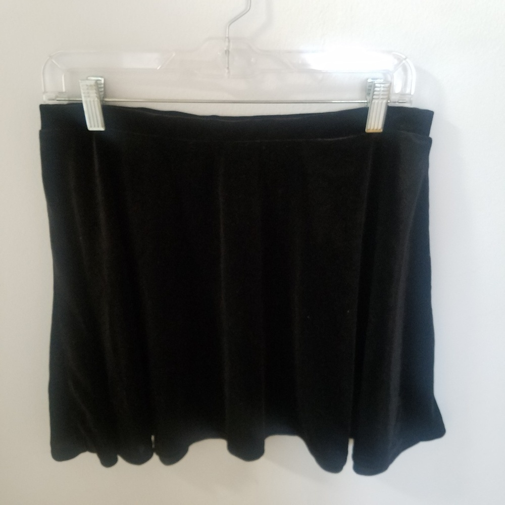Velvet Skater Skirt